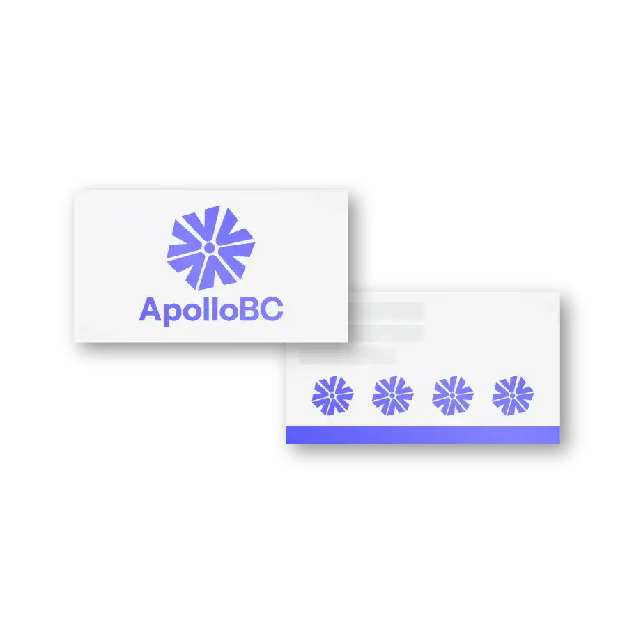 Stack of premium custom printed business cards for professional branding.