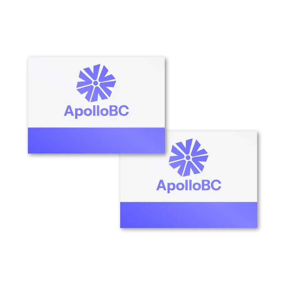 Custom branded vehicle car magnets for mobile business advertising by ApolloBC.